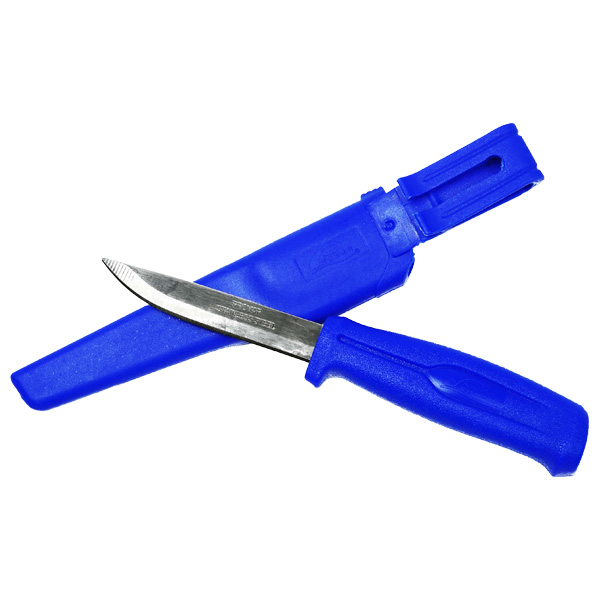 Proman Neon Color Bait Fixed Blade Knife - Various Colors 1 Proman Neon Color Bait Fixed Blade Knife - Blue