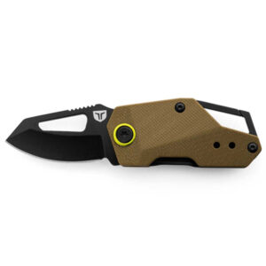 Alliance Consumer Group TRUE Berm Keychain Flipper Folding Knife - Black-Olive