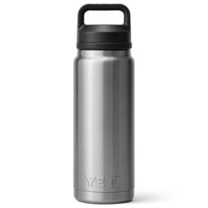 YETI Rambler Water Bottle with Chug Cap, 26oz - Stainless Steel