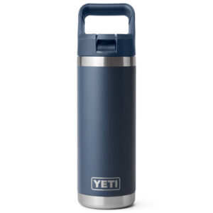 YETI Rambler Water Bottle with Straw Cap - Navy