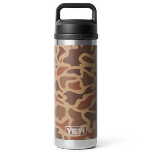 YETI Rambler Water Bottle with Chug Cap, 18oz - Wetlands Camo