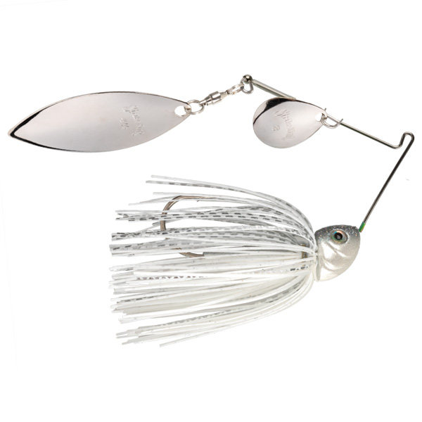 Strike King Tour Grade Heavy Cover Spinnerbait Fishing Lure, 1/2oz - White Chrome 1 Strike King Tour Grade Heavy Cover Spinnerbait Fishing Lure - White Chrome