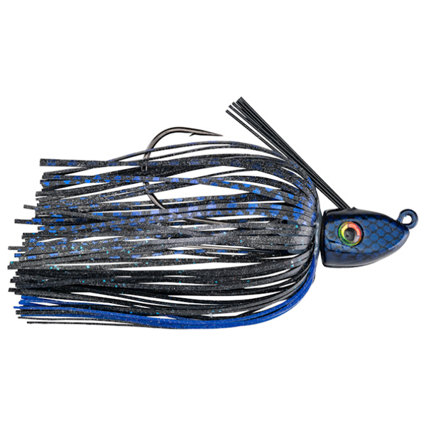 Strike King Tour Grade Swim Jig Lure, 3/8oz - Black and Blue 1 Strike King Tour Grade Swim Jig Lure - Black and Blue