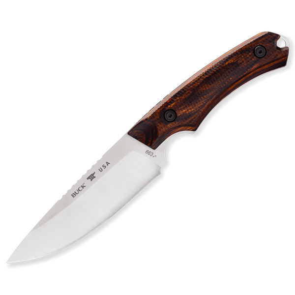 Buck Knives 663 Alpha Guide Pro Fixed Blade Knife - Walnut Dymalux 1 Buck Knives 663 Alpha Guide Pro Fixed Blade Knife - Walnut DymaLux