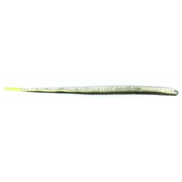 Roboworm Straight Tail Worm Soft Bait Lures, 6&Quot; - Salt And Pepper Chartreuse 1 Roboworm Straight Tail Worm Soft Bait Lures - Salt and Pepper Chartreuse