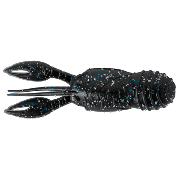 Great Lakes Finesse Juvy Craw Fishing Lures - Black Blue Floating 1 Great Lakes Finesse Juvy Craw Fishing Lures - Black Blue Floating