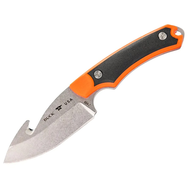 Buck Knives 664 Alpha Hunter Select Guthook Fixed Blade Knife - Orange 1 Buck Knives 664 Alpha Hunter Select Guthook Fixed Blade Knife - Orange