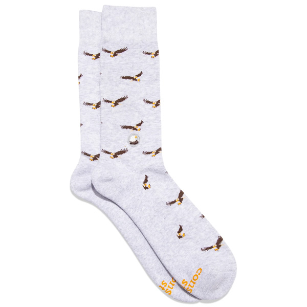 Conscious Step Socks That Protect Bald Eagles 1 Conscious Step Socks That Protect Bald Eagles