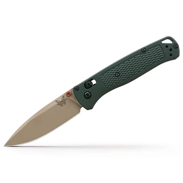 Benchmade Bugout Folding Knife - Taiga Green Grivory 1 Benchmade Bugout Folding Knife - Taiga Green Grivory