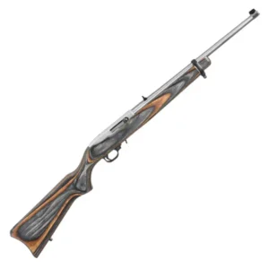 RUGER 10/22 22 LR 18.5" Stainlees Steel, Laminate