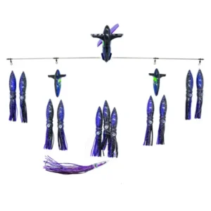 Chatter Lures 36" Wingman Side Tracker 9" SQUID 36WM9SS Purple Black