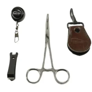 Cortland Fly Fishing Vest Pack Assortment W/ Nipper Retractor & Forceps