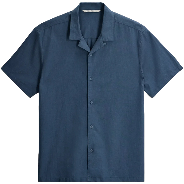 Free Fly Men'S Sullivan'S Camp Shirt - Pacific Blue 1 Free Fly Men's Sullivan's Camp Shirt - Pacific Blue