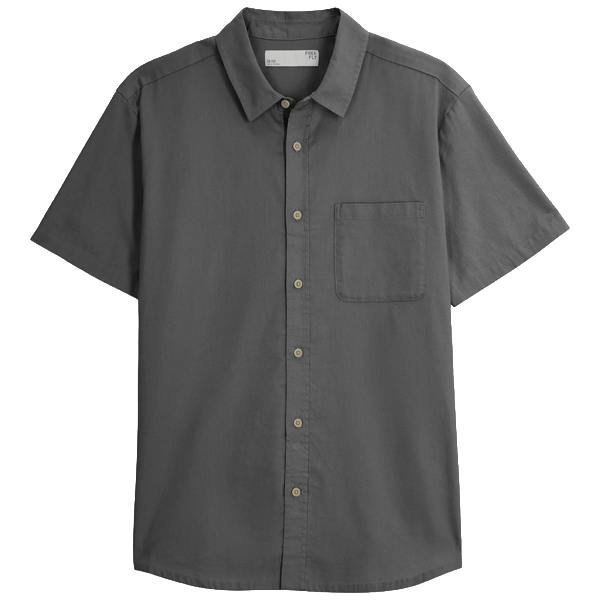 Free Fly Harbor Short Sleeve Shirt Anthracite 1 Free Fly Harbor Short Sleeve Shirt Anthracite