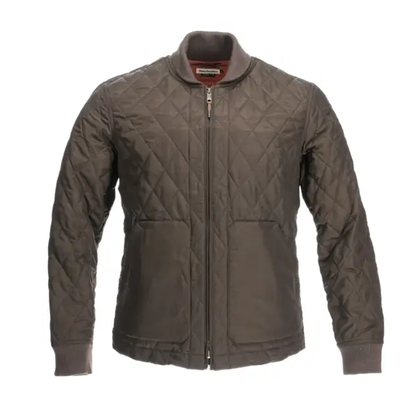 Tom Beckbe Logan Bomber Jacket Dark Green 1 Tom Beckbe Logan Bomber Jacket DARK GREEN
